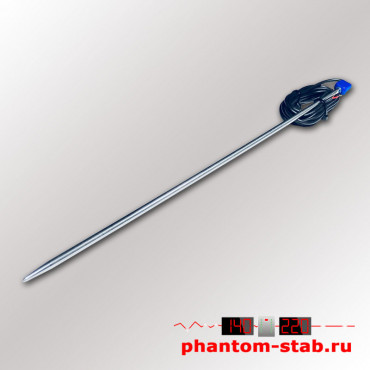 Датчик температуры цифровой DS18B20 в игле 300 мм Датчик температуры цифровой DS18B20 в игле 300 мм